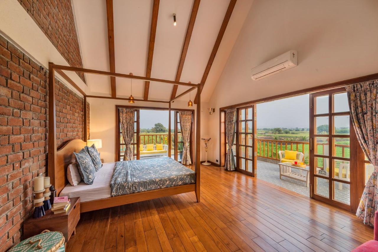 Saffronstays Happy Fields, Pune - Luxury Farmstay With Farm To Table Food Екстер'єр фото